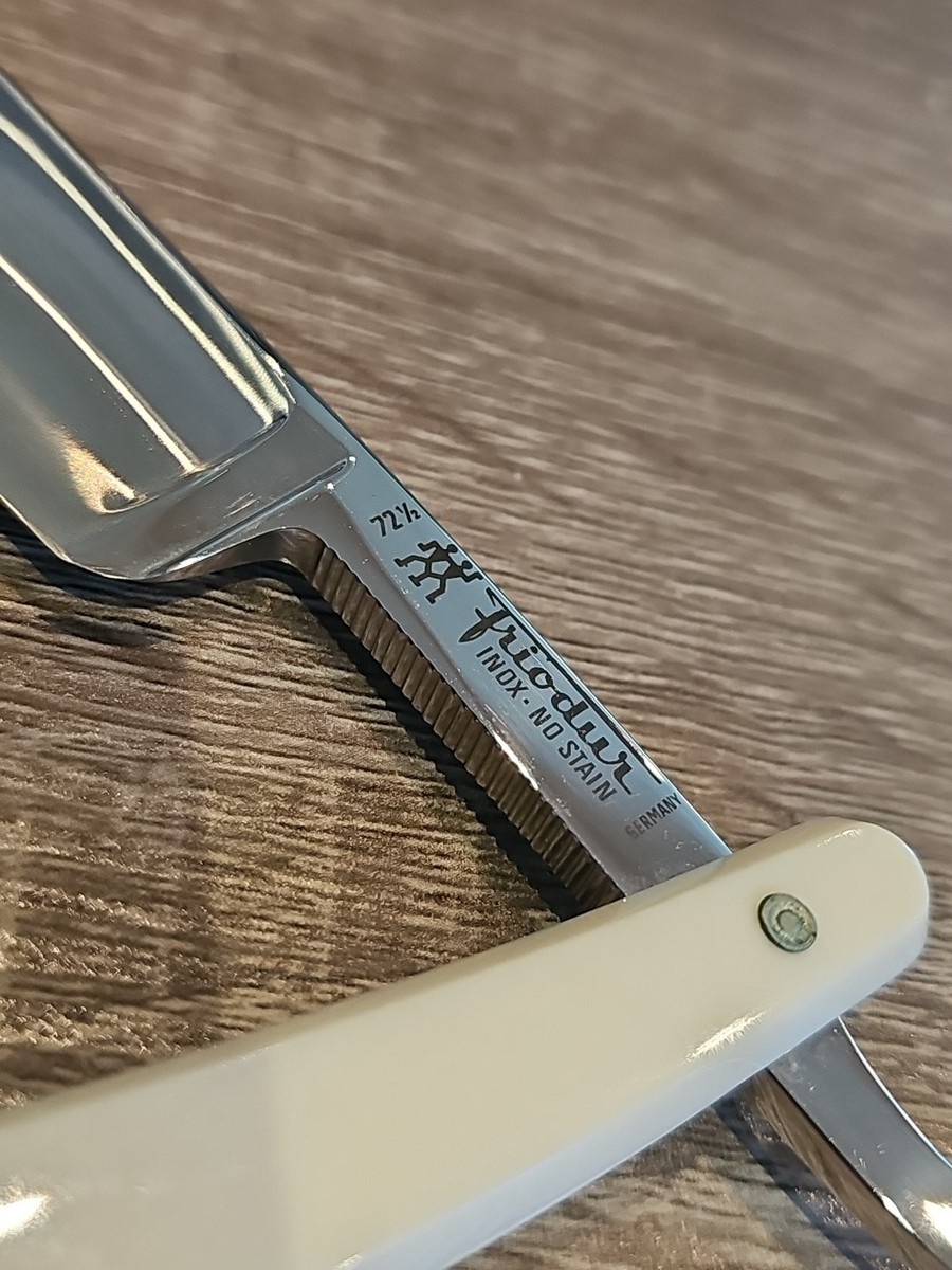Zwilling Friodur ストレートレザー 剃刀 ドイツ製 J.A.HENCKELS Zwillingwerk Friodur AG Straight Razor 72 1/2