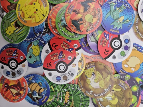 Full Set Of Pokemon Tazos 1.st Generation 151 Count Pokemon Pogs U.S Seller 