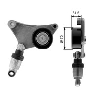 Gates Riemenspanner Keilrippenriemen Drivealign™ T38216 FüR Toyota RAV Avensis 2