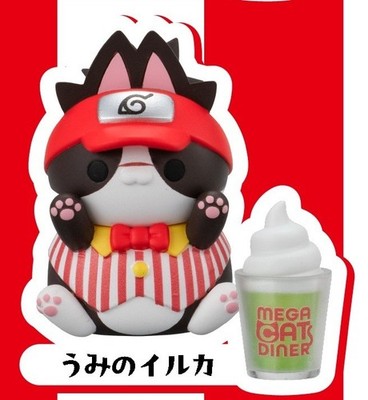 Mega Cat Project NARUTO Nyaruto! Mega Cat Diner Mini Figure Toy