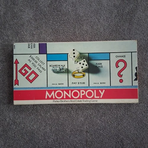 Vintage 1973 Monopoly Board Game — Complete — Parker Brothers