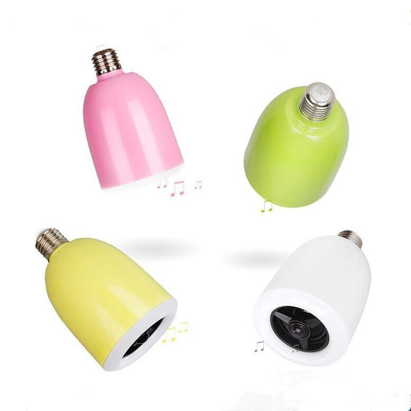Ampoule LED RGBW connectée Bluetooth avec mini haut-parleur BL04 vert