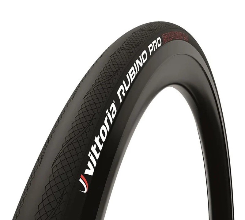 Pneu VITTORIA Rubino Pro 700x25c tubeless G2.0 noir pour vélo de route