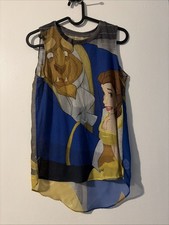 Disney Beauty and the Beast juniors ladies double sided graphic Small