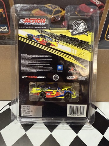 RARE* Mark Martin #5 Kellogg’s CarQuest 2009 COT ACTION 1/64 Nascar Diecast - Picture 4 of 5