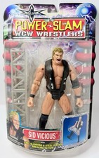 WCW Sid Vicious Power Slam Wrestlers Action Figure ToyBiz Sealed 2000 Vintage