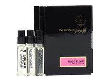 MONTALE PARIS ROSE ELIXIR EDP 2.0ml .06fl oz x 3 PERFUME SPRAY SAMPLE VIALS