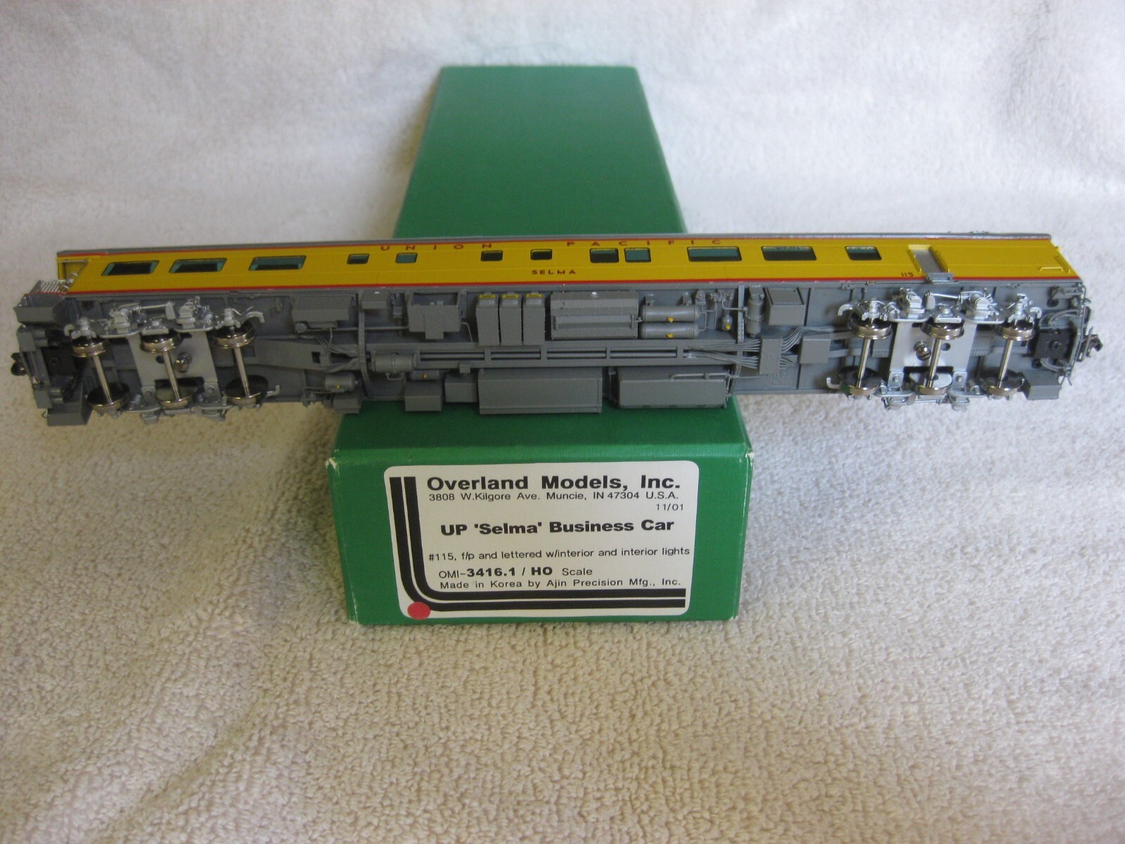 Overland HO brass model train Business Car "Selma" 115 eBay