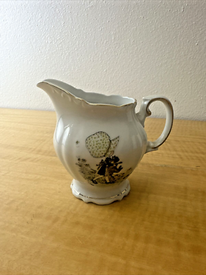 #ad #ad Vintage Holly Hobbie Creamer 1973 quot;Happiness is having someone to care forquot; $9.00