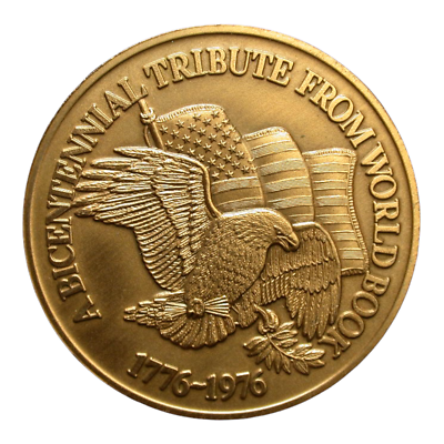 Bicentennial Tribute From World Book 1976 Medal 39mm | eBay