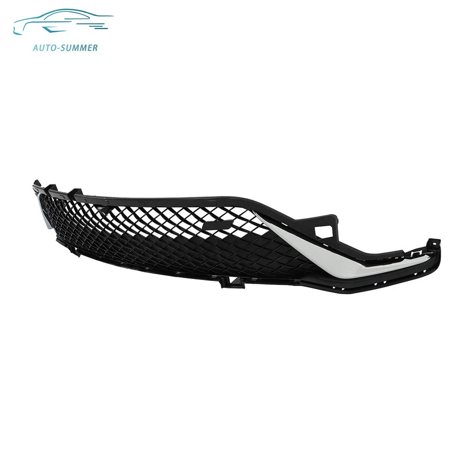 For 2024 Buick Envista Front Bumper Upper Grille Grill Mesh Plastic Black Chrome Foto 4 de 4