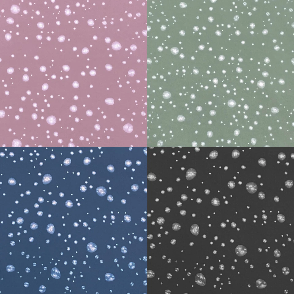 Softshell Stoff Outdoor Wasserabweisend Jacken 3D Regentropfen Realistisch Optik