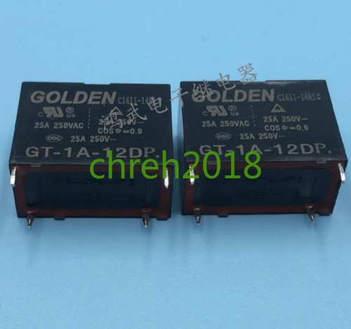 3 PCS NEW Gordon relay GT-1A-12DP 25A - Picture 2 of 3