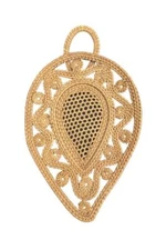 Hand woven straw boho style tray 17”x 10” wall desk top decor