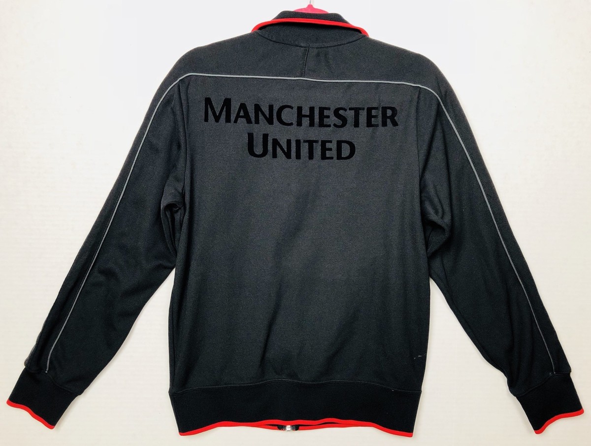 Nike Manchester United 長袖シャツ 黒 2012-13 Manchester United Nike Track Jacket - 8/10 - (XXL)