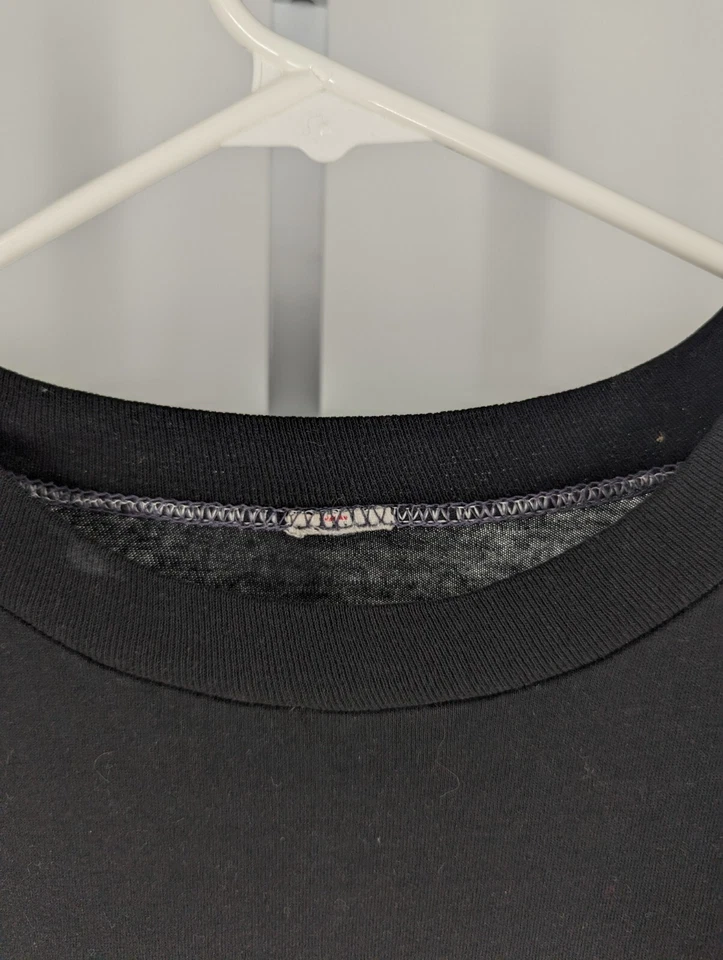 Camisas Negras De Colección Años 70 80 Nebraska Cornhuskers Equipo de Fútbol Emitido Campeón 5050 Foto 3 de 3