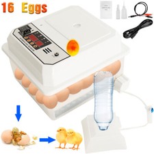 16 Eggs Incubator Digital Automatic Turner Hatcher Temperature Control Alarm