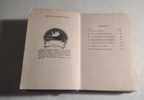 The Call of the Wild by Jack London, Grosset & Dunlap, 1903 Hardcover Book. - Picture 3 of 12