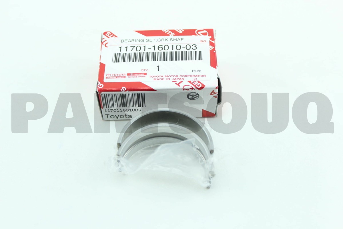 中村みつる 117011601003 Genuine Toyota BEARING, CRANKSHAFT 11701-16010-03 | eBay