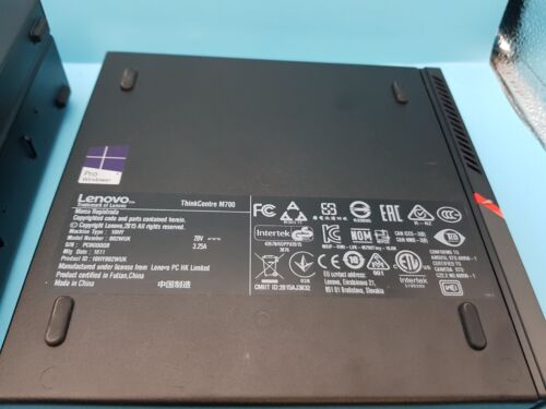 Lenovo ThinkCentre M700 Mini i3-6th 8GB RAM W/PSU & VESA MOUNT (OFFERS WELCOME) - Picture 3 of 4