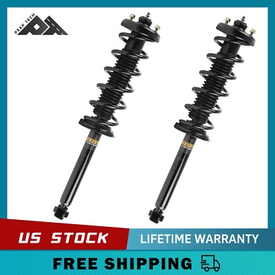 Pair Rear Struts with Coil Spring for 2003-2007 Honda Accord 2004-2008  Acura TL