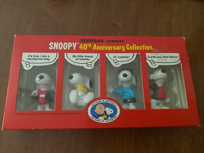 Peanuts Snoopy 40th Anniversary Joe Cool Red Baron Collection