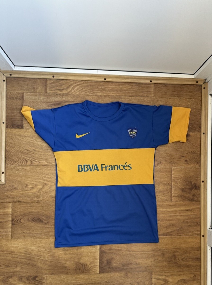 Nike For Boca Juniors Megatone Navy Blue Home Jersey Men's Size M