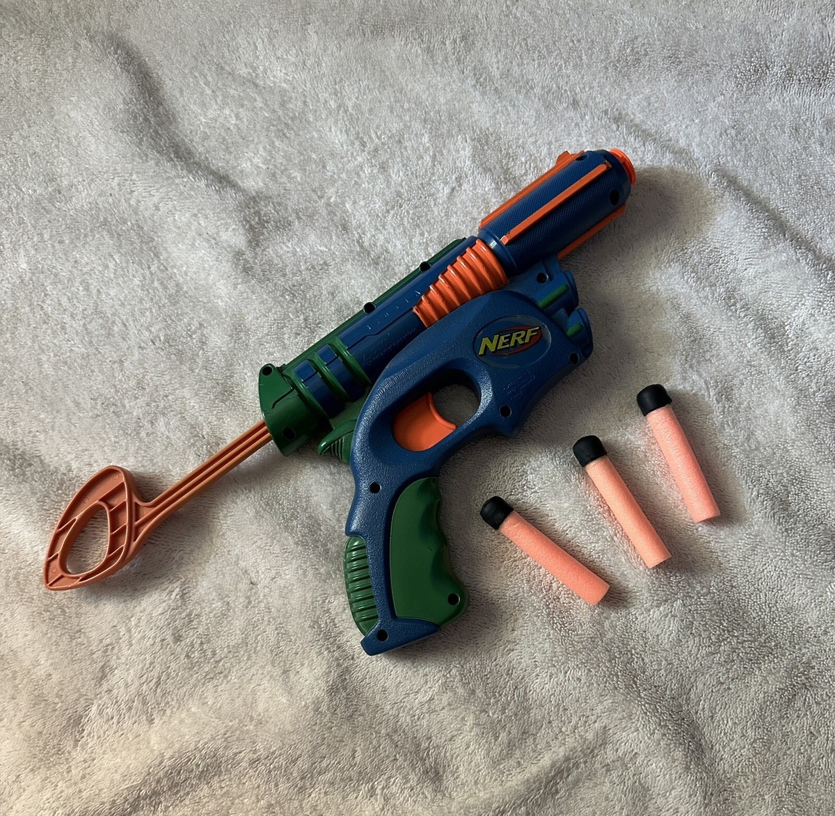 NERF ORIGINAL Tech Target Blaster (Vintage 2003 Release) Blue