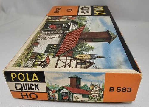 POLA QUICK 8731 ROTHHAUSEN HO FIREHOUSE MODEL # B 563 MINT IN ORIGINAL BOX - Picture 4 of 11