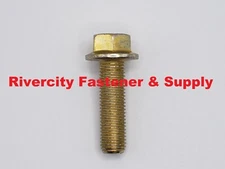 (25) M10-1.25x35 Bolts M10x1.25x35 Flange Screws J.I.S. Small Head Hex 10.9 ZY