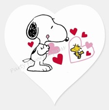 VALENTINES ENVELOPE SEALS LABELS STICKERS PARTY FAVORS - Heart Shaped