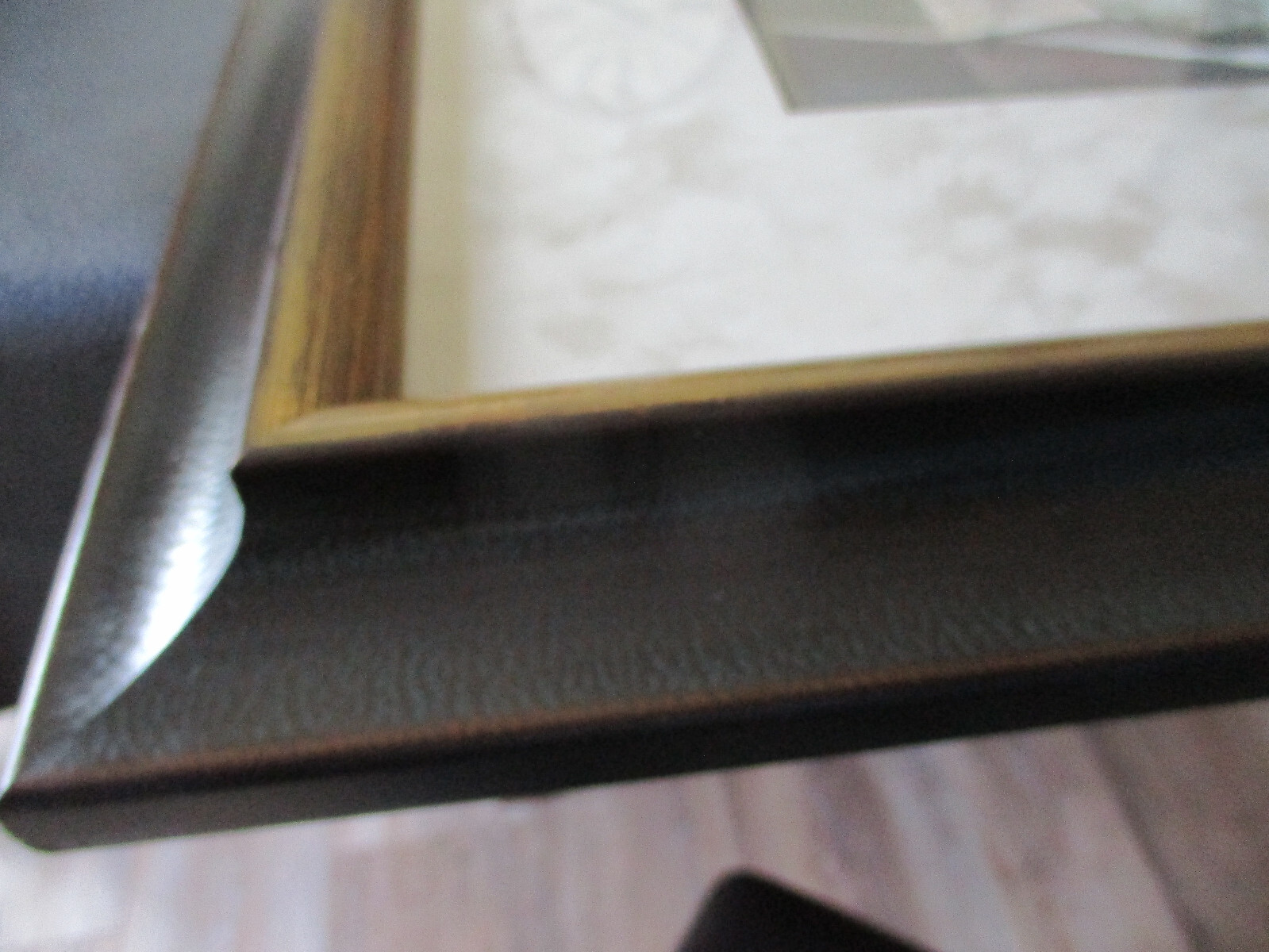 Grace Old Man Praying Picture Wood Framed Matted, Eric Enstrom Bovey MN