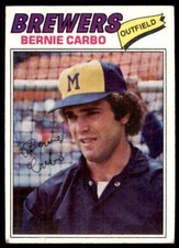 1977 Topps Bernie Carbo. A Baseball Cards #159