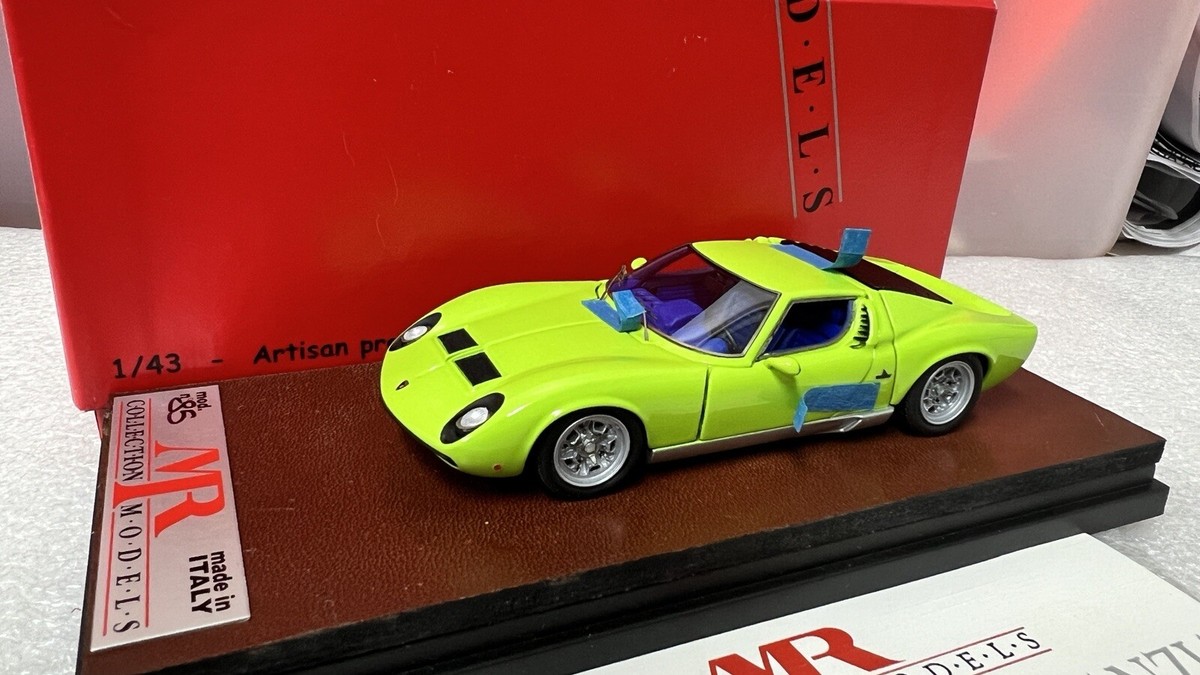 1/43 MR Open/Close Lamborghini Miura SV Green n BBR BOSICA AMR