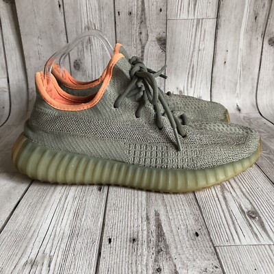 Adidas Yeezy Boost 350 V2 Desert Sage Trainers Size UK FX9035  Green/Orange UK
