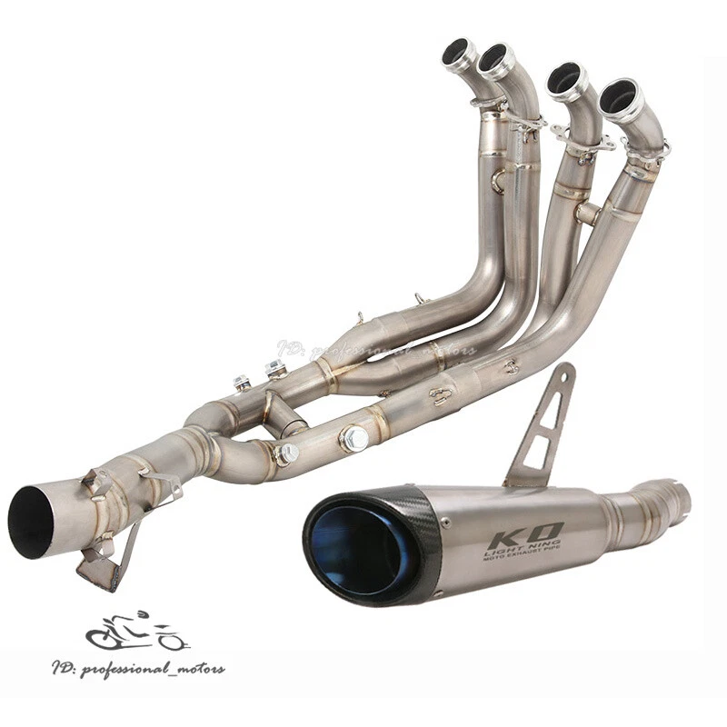 Whole System for BMW S1000XR 2021 2023 Titanium Muffler Exhaust