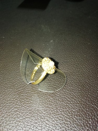 Seltener Echter Ring Gold 750 gest. +Krone +Punze Goldschmiedearbeit Gr.18 3gr. - Bild 4 von 12