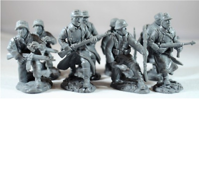 collectible plastic Toy soldier Publius 54mm 1/32 German Knights Set # 3