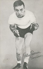 PETEY SARRON  BOXING HOFer  EXHIBIT SUPPLY CO. PENNY ARCADE CARD 1924-1939