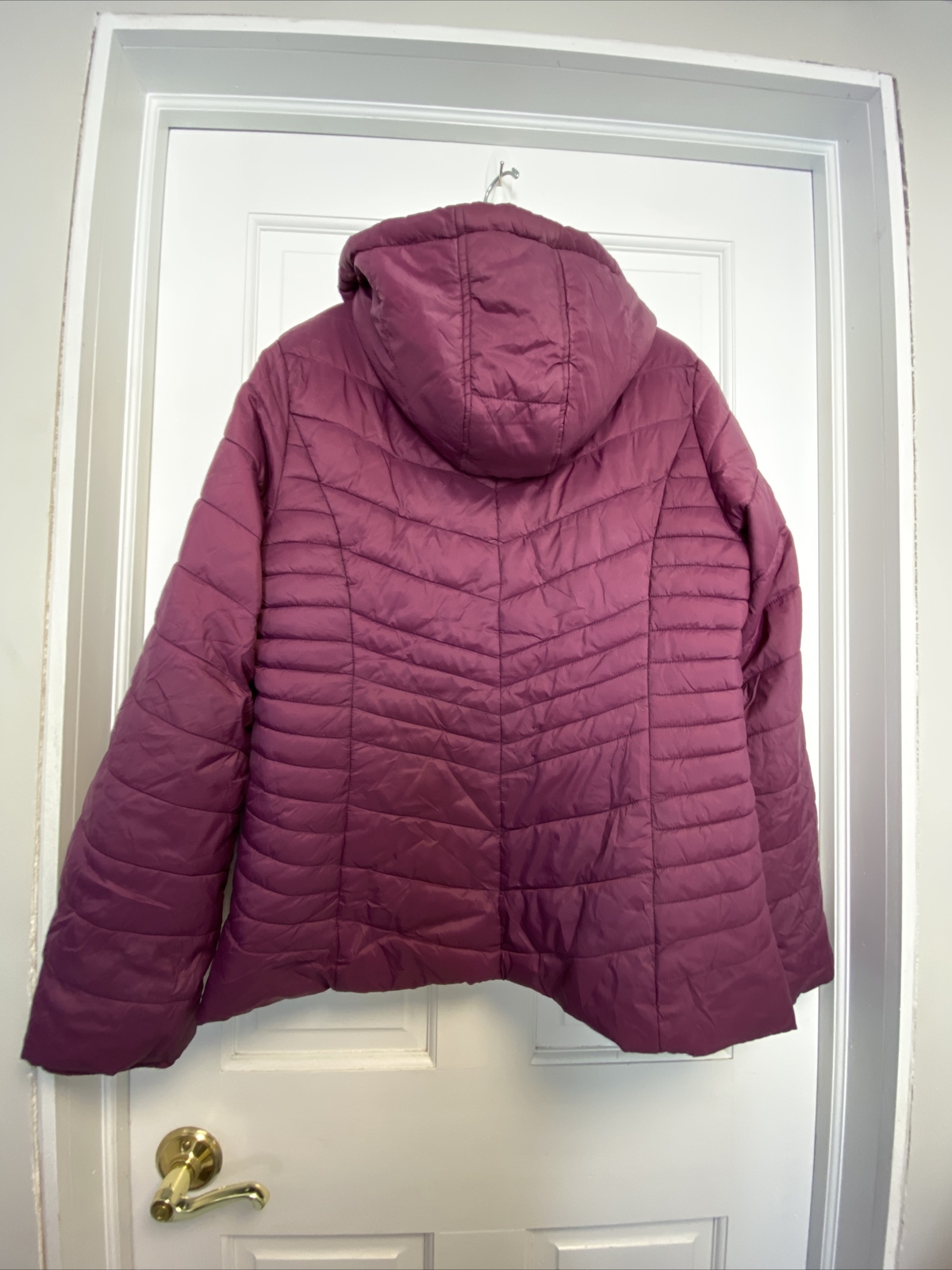 Xersion Packable Winter Lightweight Coat Puffer Hooded Women's Size