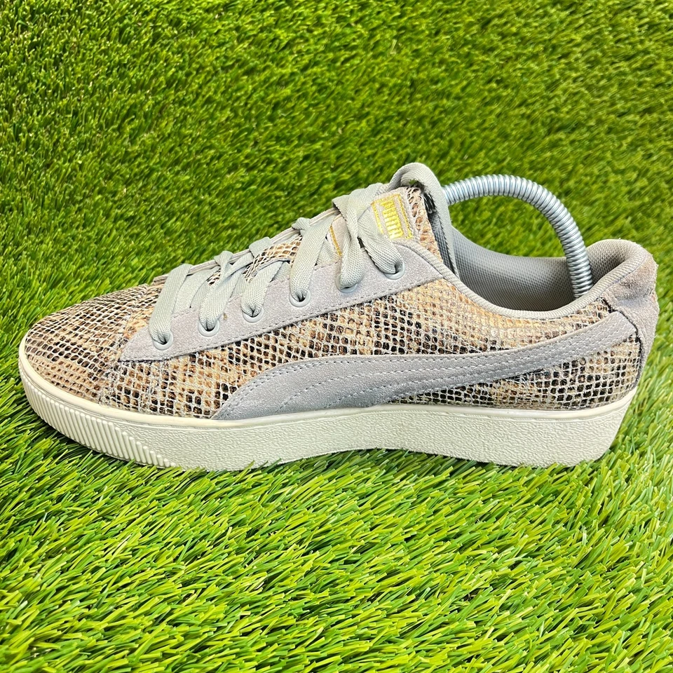 彪马经典极端动物蛇皮女式 9.5 码步行鞋运动鞋 — 第 3/4 张图片