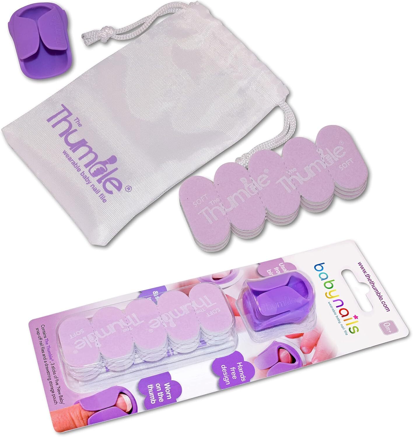 Baby Nails™ - The Wearable Baby Nail File I New Baby Standard Pack - Baby Nail 0