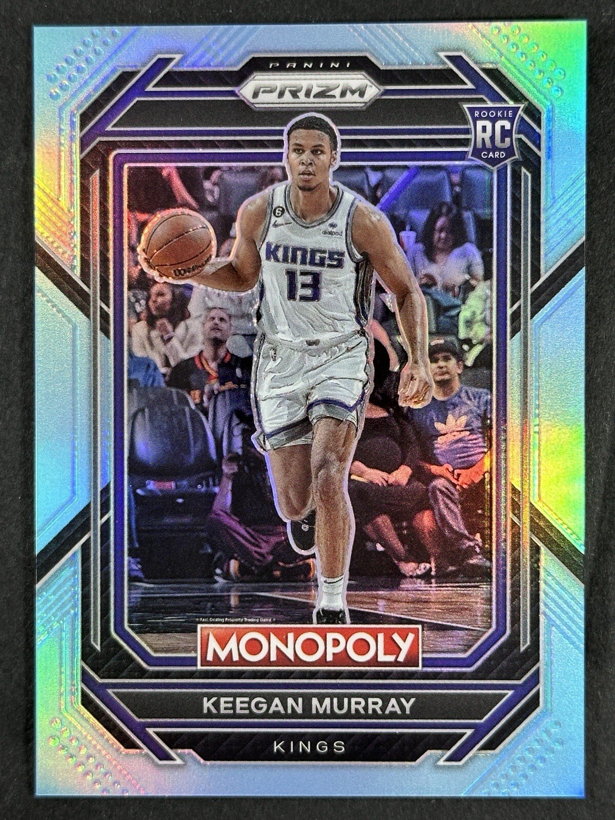 2022-23 Panini Monopoly Prizm Keegan Murray Light Blue Prizm /199 #78 Rookie RC