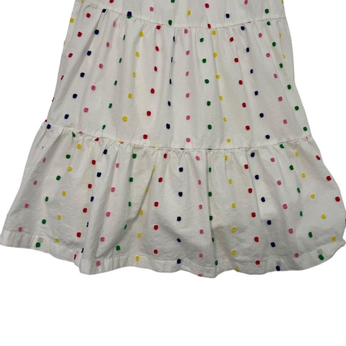 Hanna Andersson Rainbow Polka Dot Tiered Sleeveless Party Dress size 10 - Picture 2 of 8