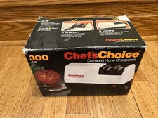 Chef's Choice Model 300 Electric Diamond Hone Knife Sharpener in Box