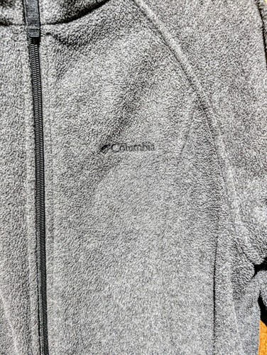 Columbia Jacket Womens Medium Gray Full Zip Fleece Sweater Outdoor Ladies - Picture 3 of 6
