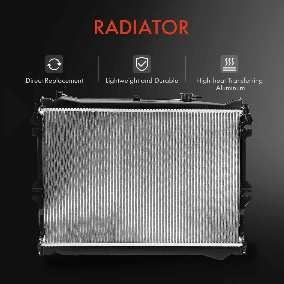 Radiador de aluminio para Mazda MPV 1989 1990 1991 1992 1993-1995 L4 2,6 L V6 3,0 L Foto 3 de 4