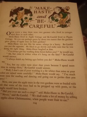 Xm42  Ephemera 1950s Short Story Make Haste And Be Careful