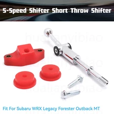 Short Shifter 5-Speed W/ Bushing Kit For 08-14 Subaru Impreza WRX Legacy 5 Speed