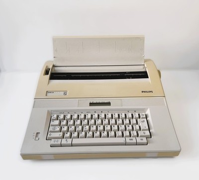 Philips vw2230 electric typewriter in working order, watch the video.